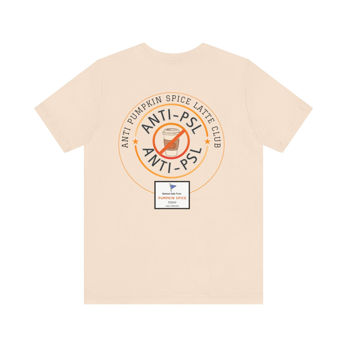 Anti Pumpkin Spice Shirt, Funny Marked Safe Fall Tee, Sarcastic Anti PSL Graphic Tshirt, Comfort Colors 1717 Autumn Holiday Apparel