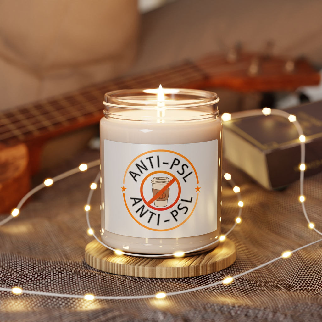 Anti Pumpkin Spice Soy Candle, Funny Marked Safe Fall Soy Jar, Coffee Shop Scent, Sarcastic Autumn Workspace Decor Unique Holiday Gift