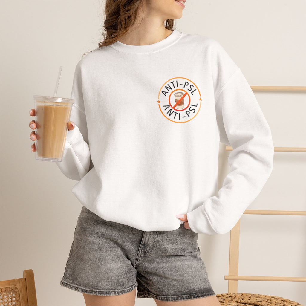 Anti Pumpkin Spice Club Crewneck | Marked Safe Fall Sweatshirt