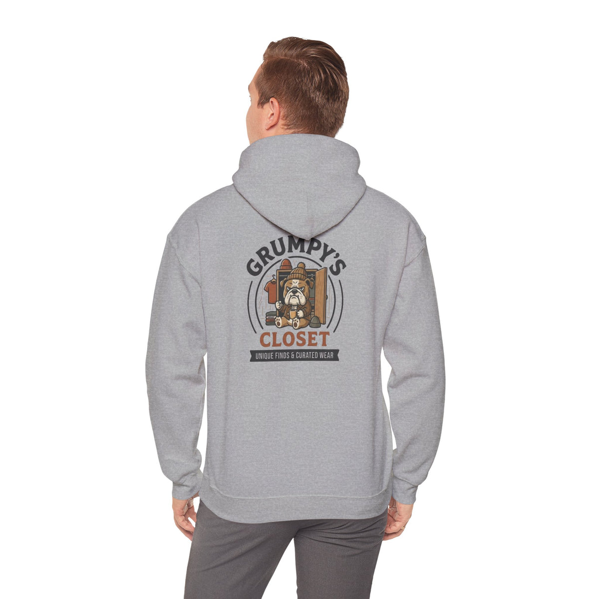 Grumpy's Closet Logo Hoodie | Unisex Graphic Pullover