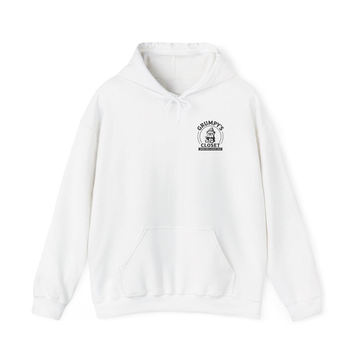 Grumpy's Closet Logo Hoodie | Unisex Graphic Pullover