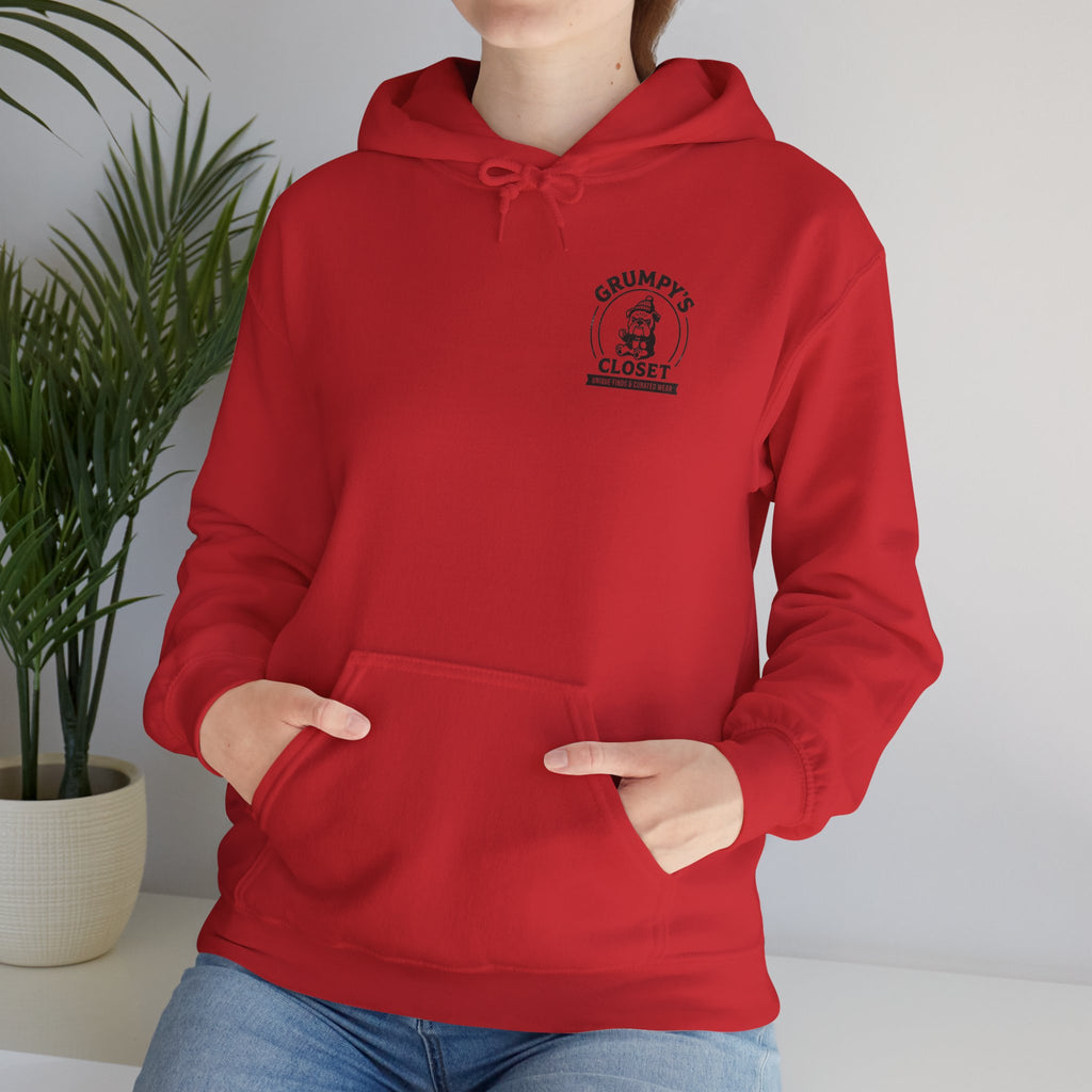 Grumpy's Closet Logo Hoodie | Unisex Graphic Pullover