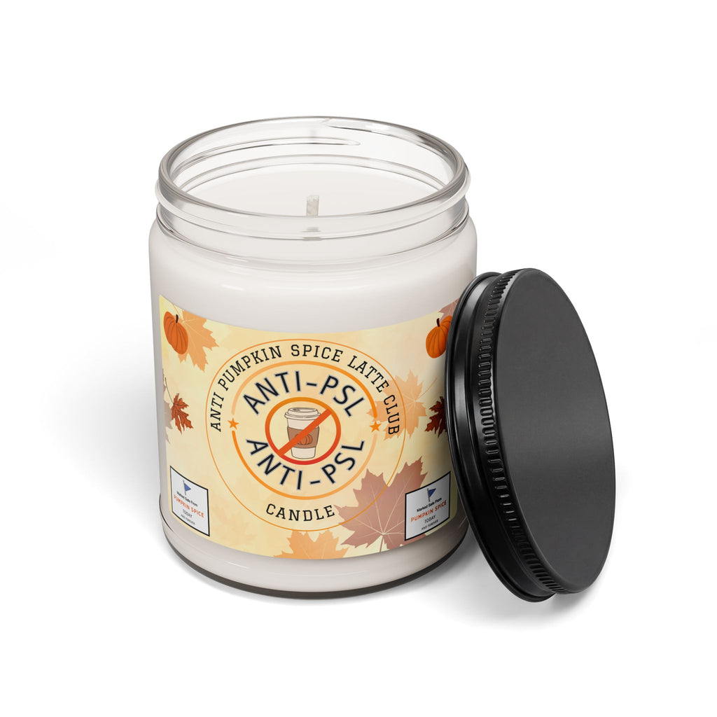 Anti Pumpkin Spice Soy Candle, Funny Marked Safe Fall Soy Jar, Coffee Shop Scent, Sarcastic Autumn Workspace Decor Unique Holiday Gift