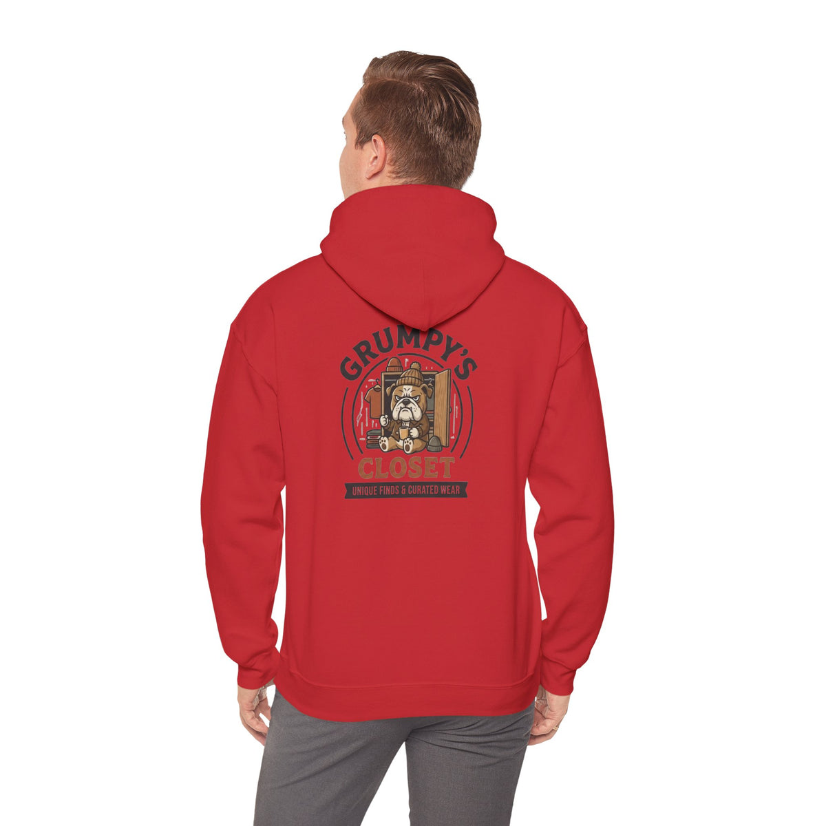 Grumpy's Closet Logo Hoodie | Unisex Graphic Pullover