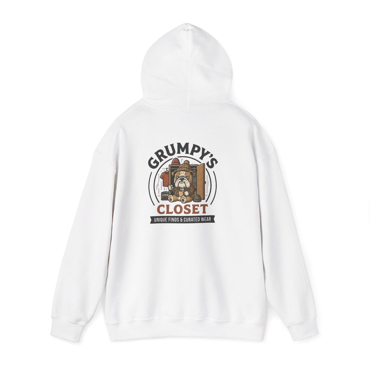 Grumpy's Closet Logo Hoodie | Unisex Graphic Pullover