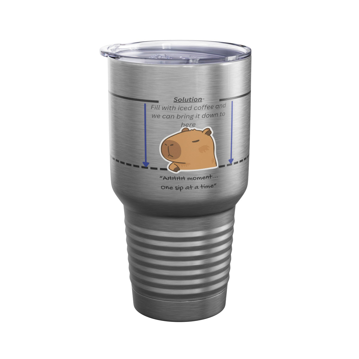 I’ve Had It Up to Here Capybara Tumbler | 30 oz