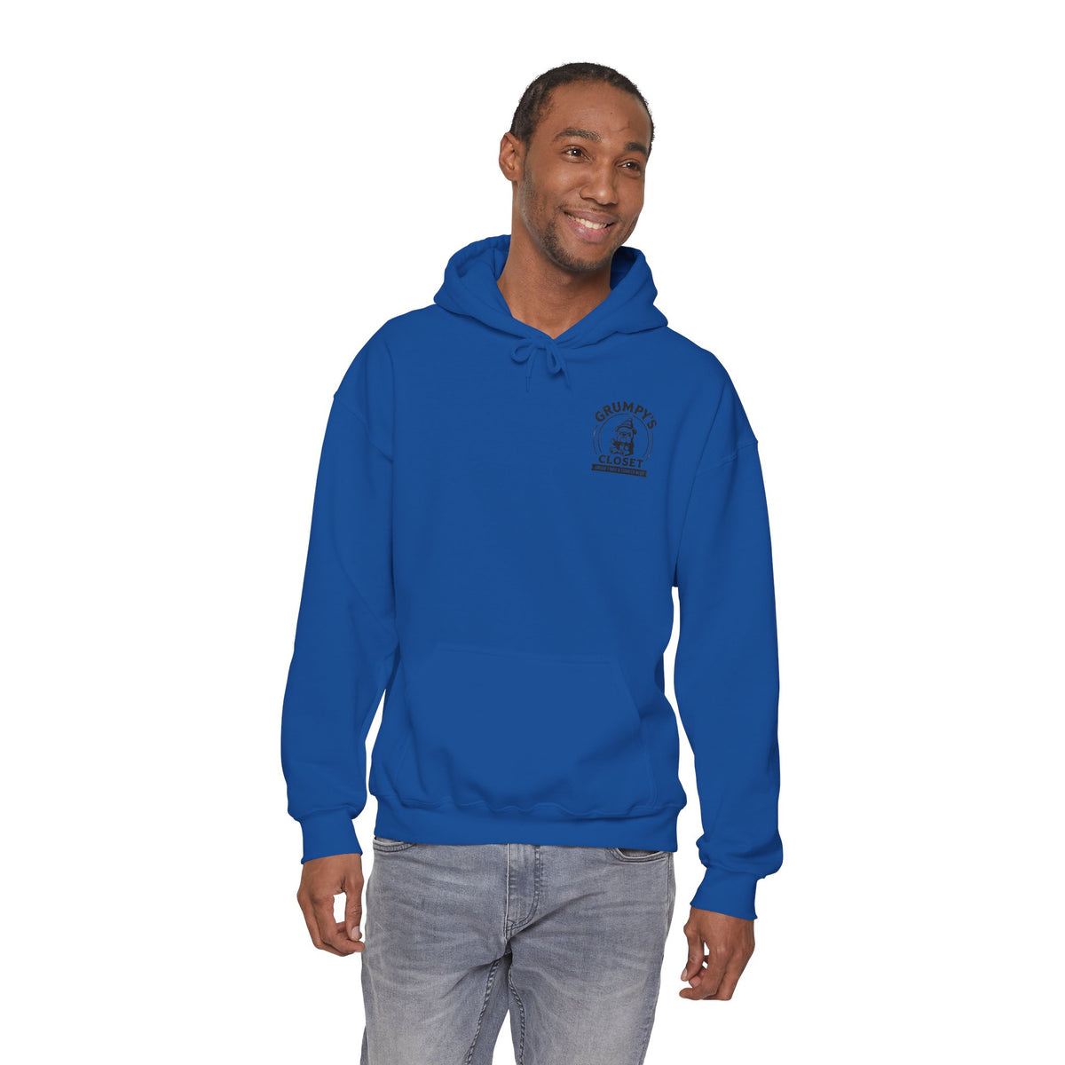 Grumpy's Closet Logo Hoodie | Unisex Graphic Pullover