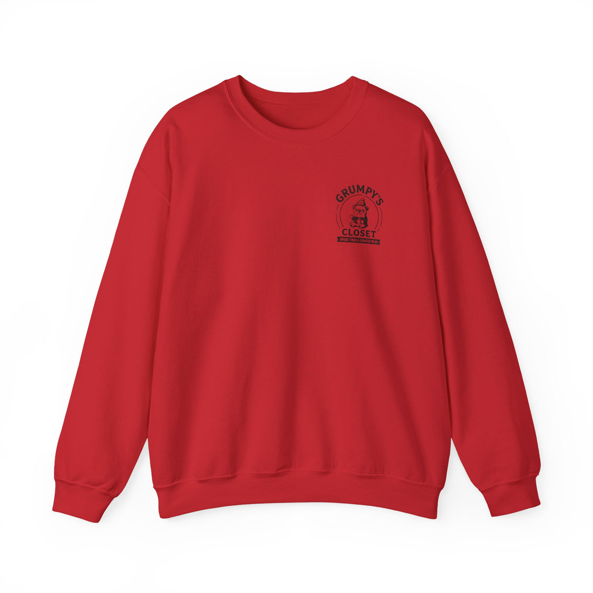 Grumpy’s Closet Crewneck Sweatshirt | Cozy Logo Pullover
