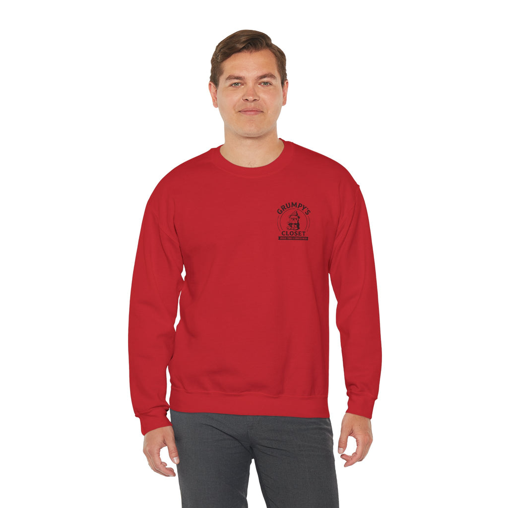 Grumpy’s Closet Crewneck Sweatshirt | Cozy Logo Pullover