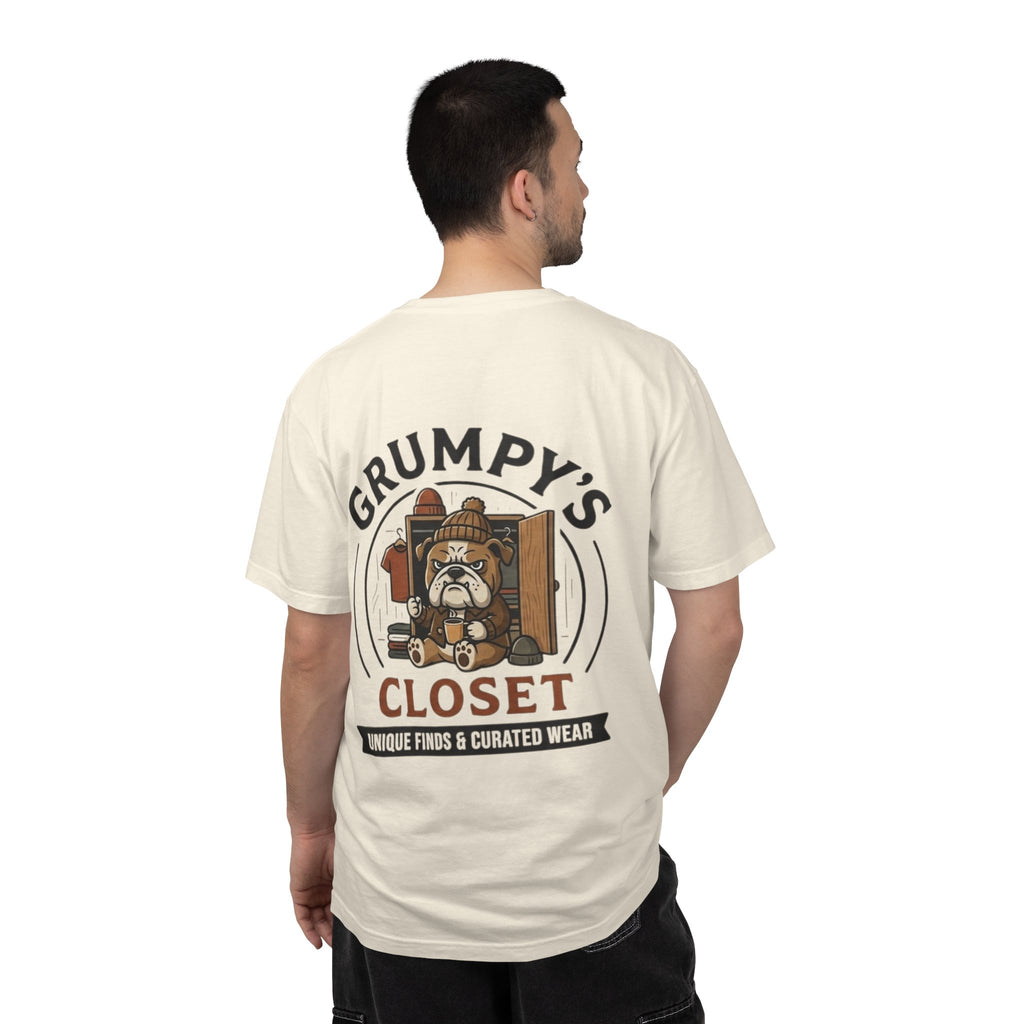 Grumpy’s Closet Bulldog Logo T-Shirt | Garment-Dyed Graphic Tee