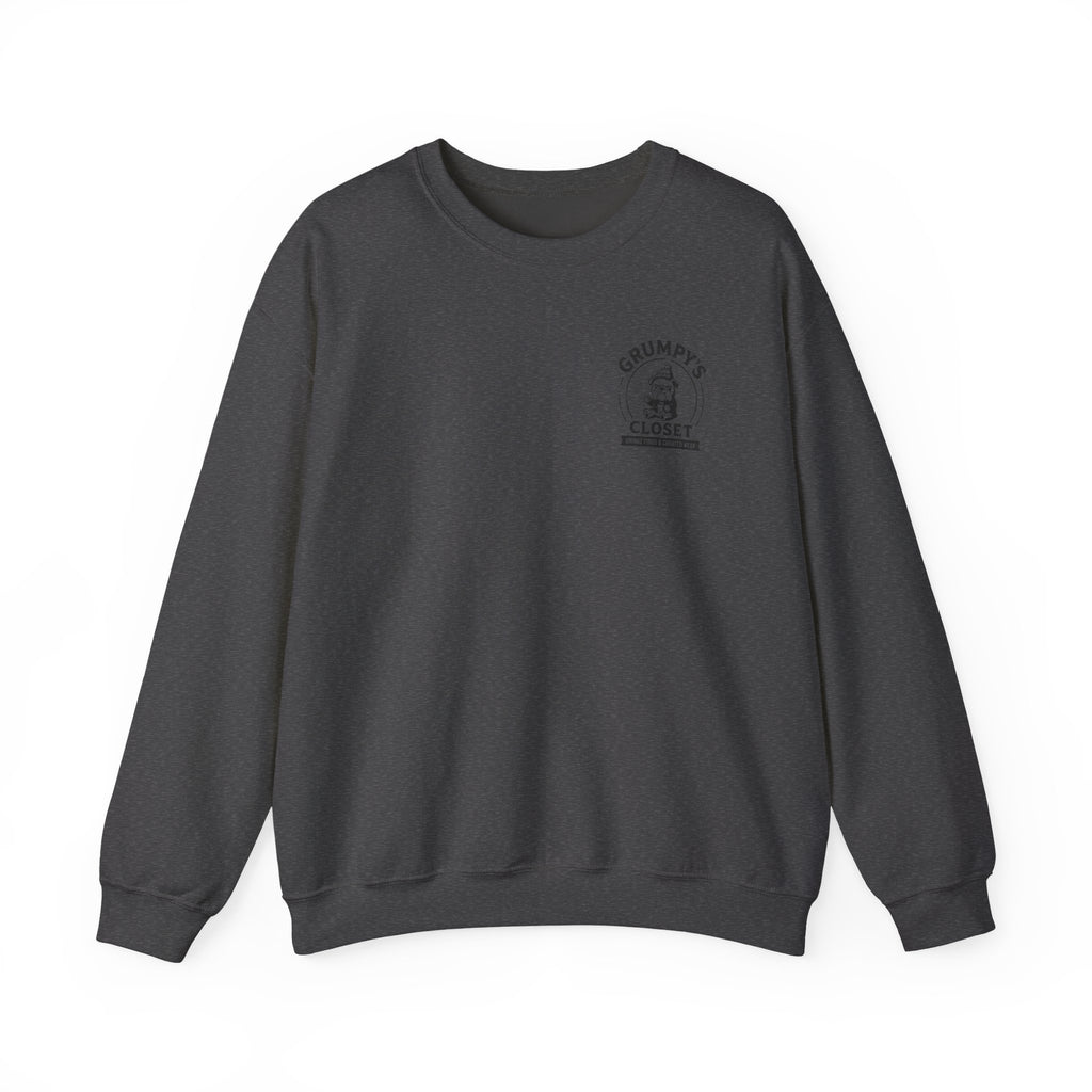 Grumpy’s Closet Crewneck Sweatshirt | Cozy Logo Pullover