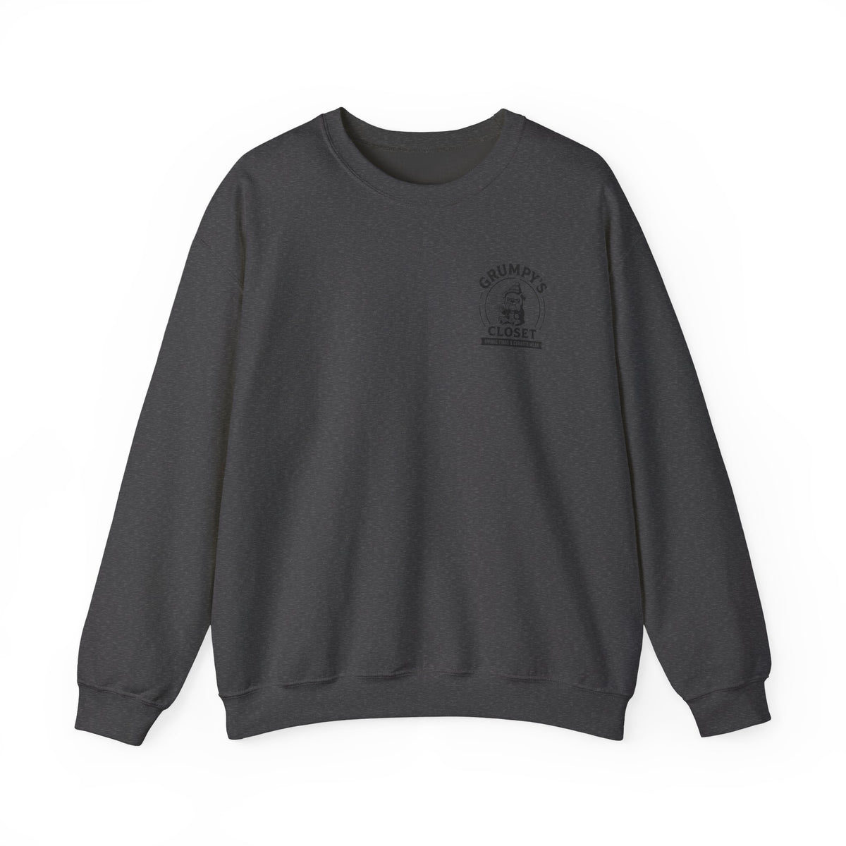 Grumpy’s Closet Crewneck Sweatshirt | Cozy Logo Pullover