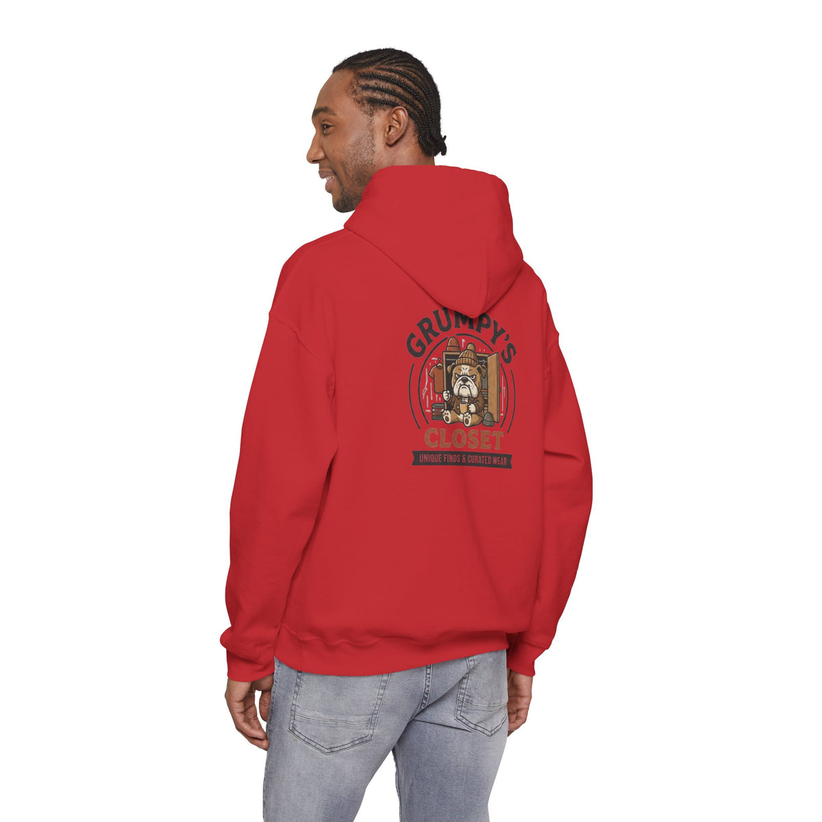 Grumpy's Closet Logo Hoodie | Unisex Graphic Pullover