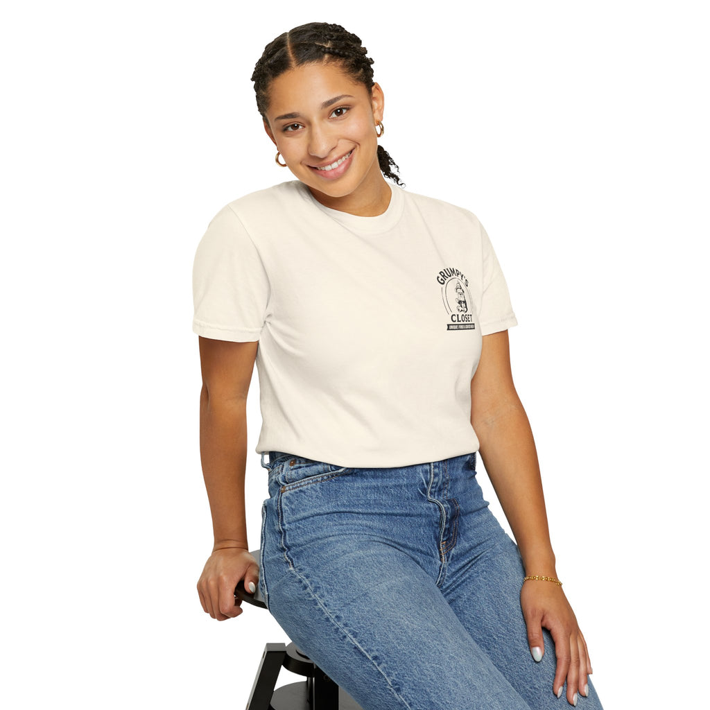 Grumpy’s Closet Bulldog Logo T-Shirt | Garment-Dyed Graphic Tee