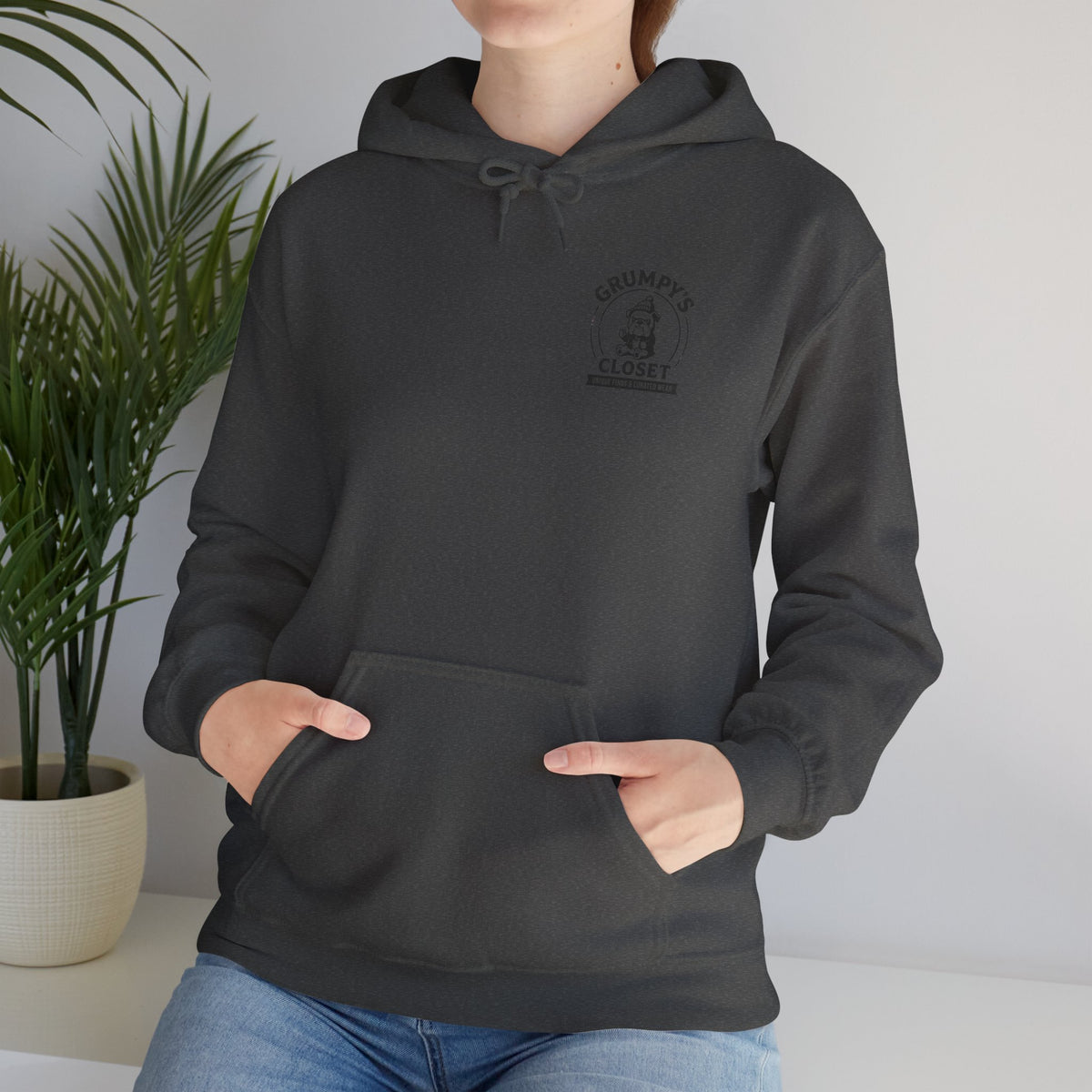 Grumpy's Closet Logo Hoodie | Unisex Graphic Pullover