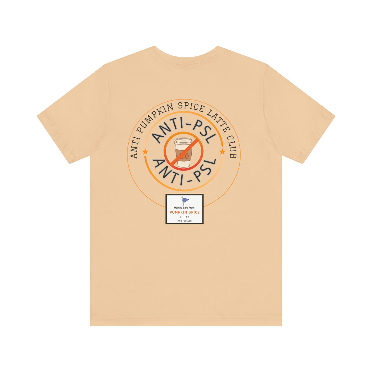 Anti Pumpkin Spice Shirt, Funny Marked Safe Fall Tee, Sarcastic Anti PSL Graphic Tshirt, Comfort Colors 1717 Autumn Holiday Apparel