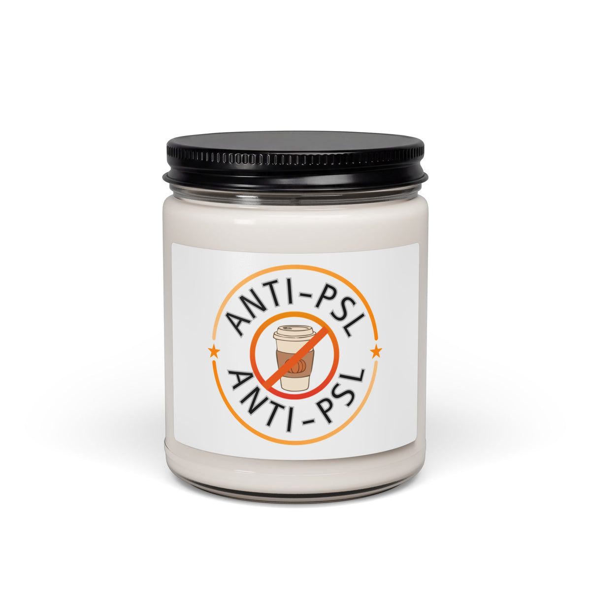 Anti Pumpkin Spice Soy Candle, Funny Marked Safe Fall Soy Jar, Coffee Shop Scent, Sarcastic Autumn Workspace Decor Unique Holiday Gift