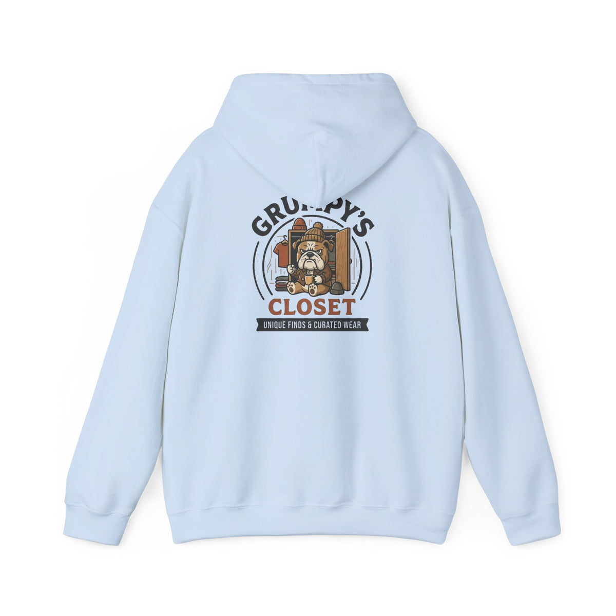 Grumpy's Closet Logo Hoodie | Unisex Graphic Pullover