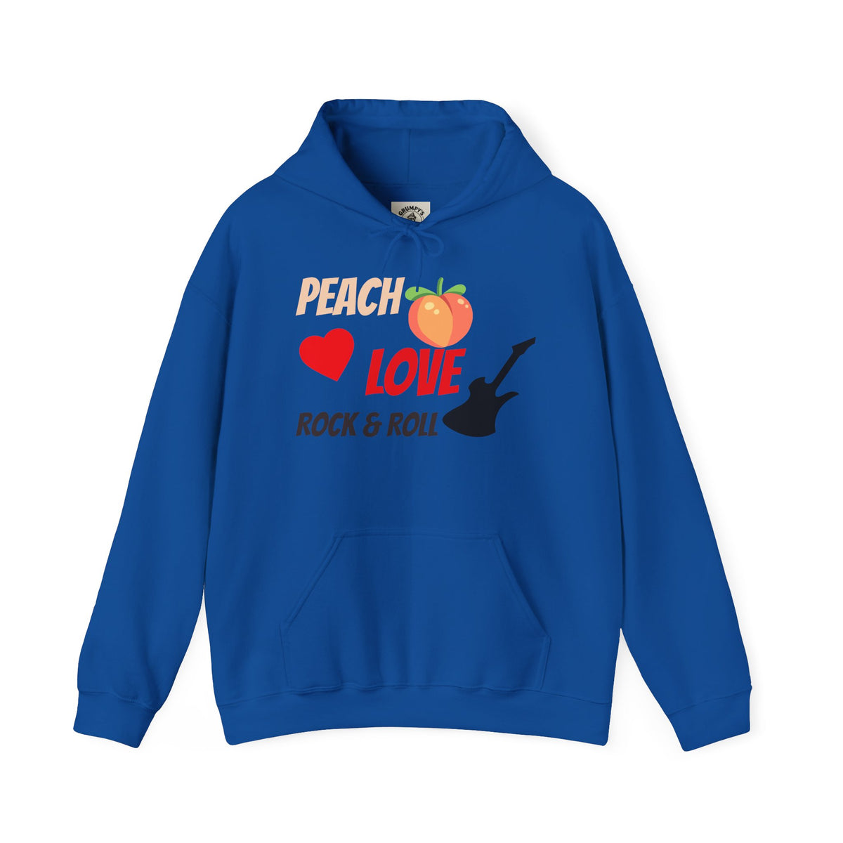 Peach Love Rock & Roll Hoodie | Original Front Logo