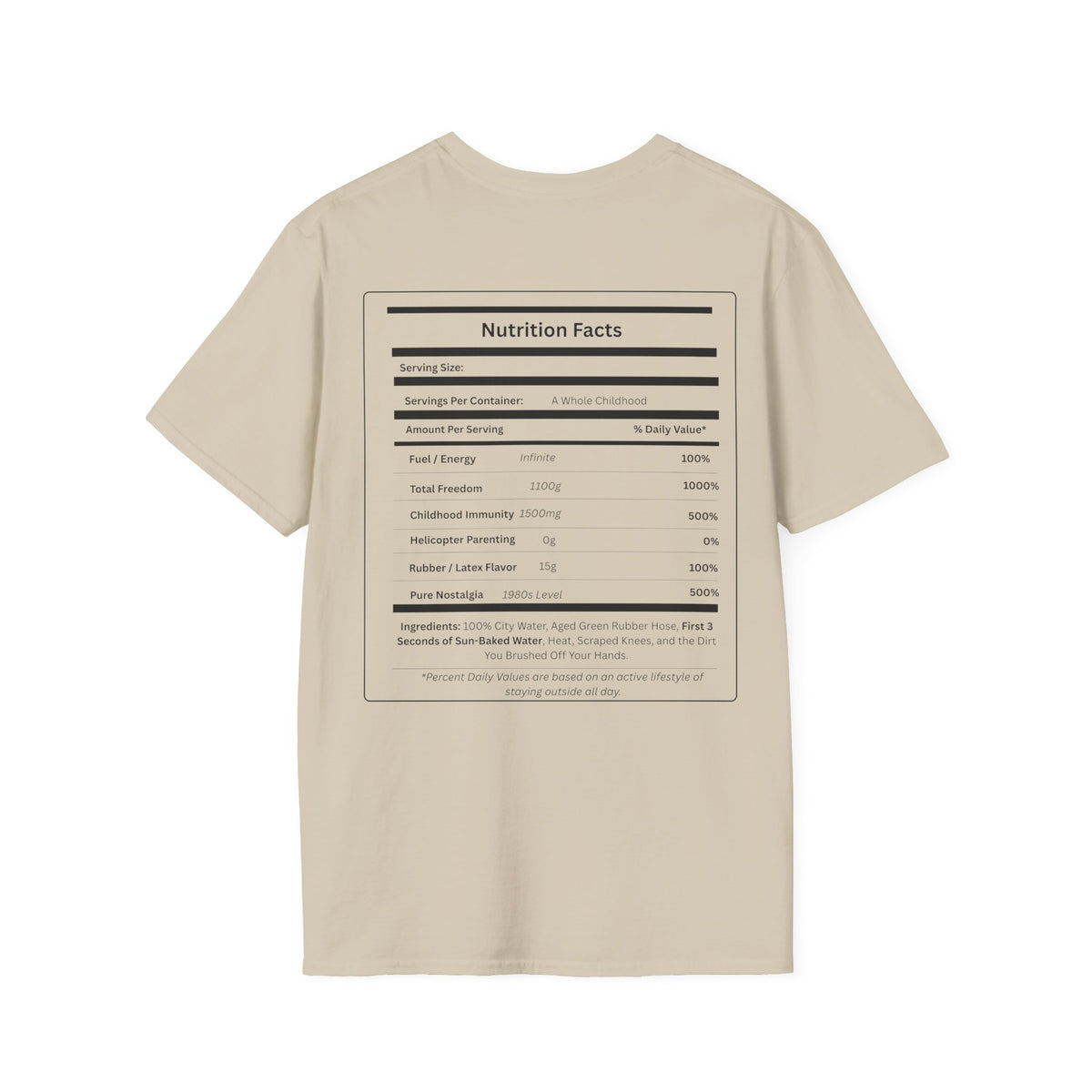 Gen X Raised on Hose Water T-Shirt | Retro Childhood Tee