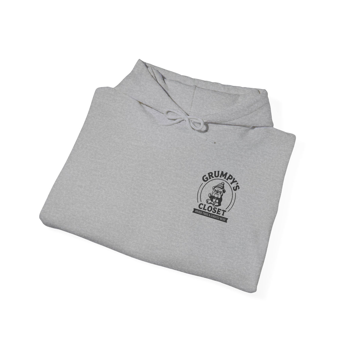 Grumpy's Closet Logo Hoodie | Unisex Graphic Pullover