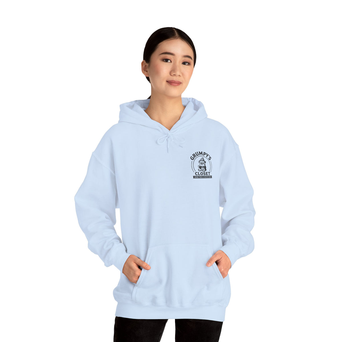 Grumpy's Closet Logo Hoodie | Unisex Graphic Pullover