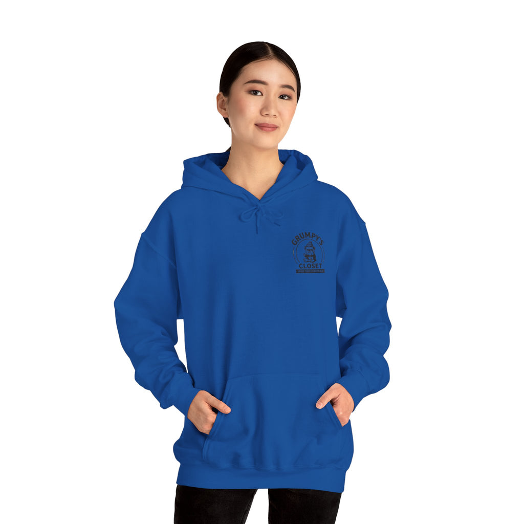 Grumpy's Closet Logo Hoodie | Unisex Graphic Pullover