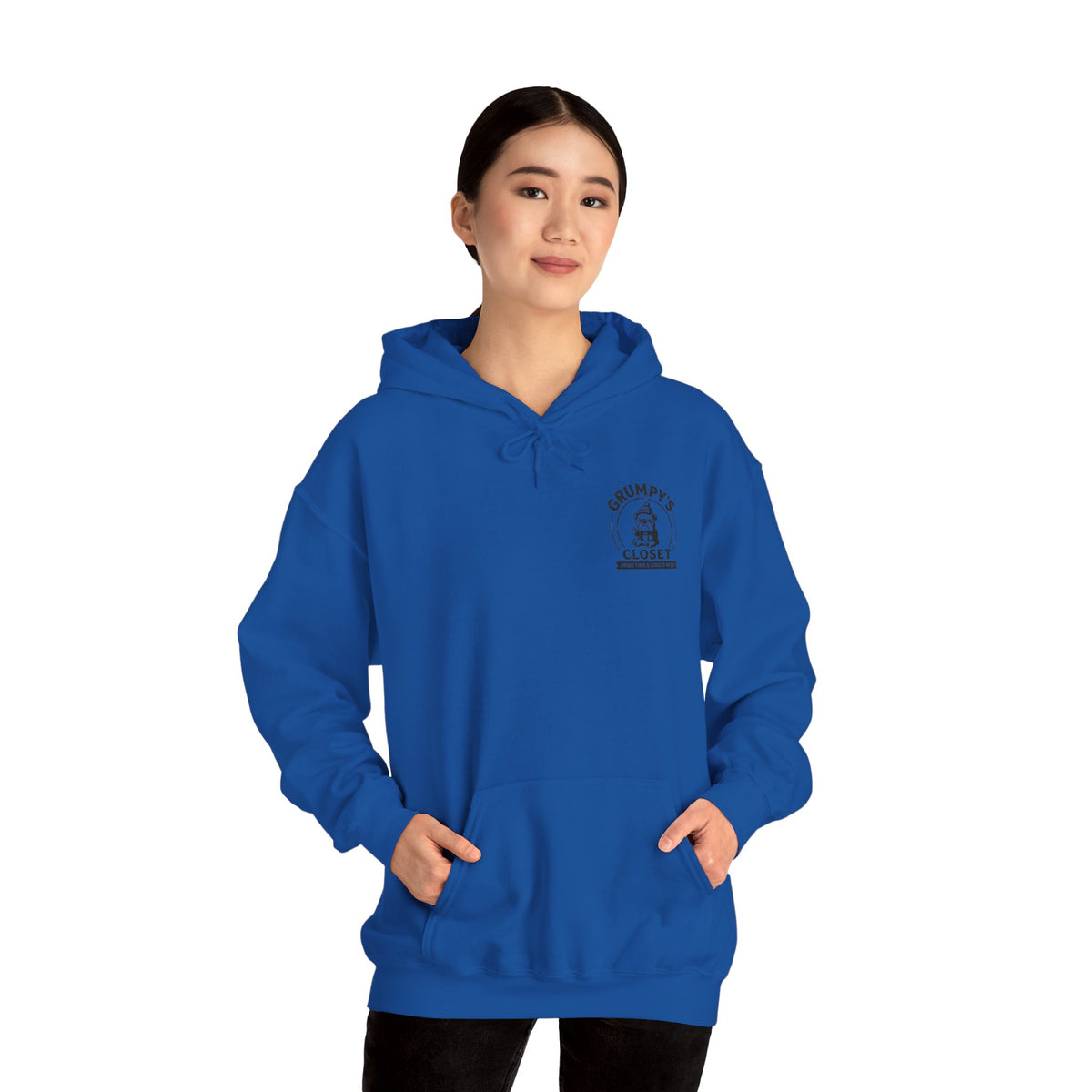 Grumpy's Closet Logo Hoodie | Unisex Graphic Pullover