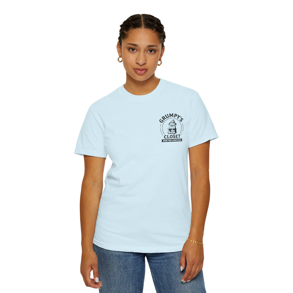 Grumpy’s Closet Bulldog Logo T-Shirt | Garment-Dyed Graphic Tee