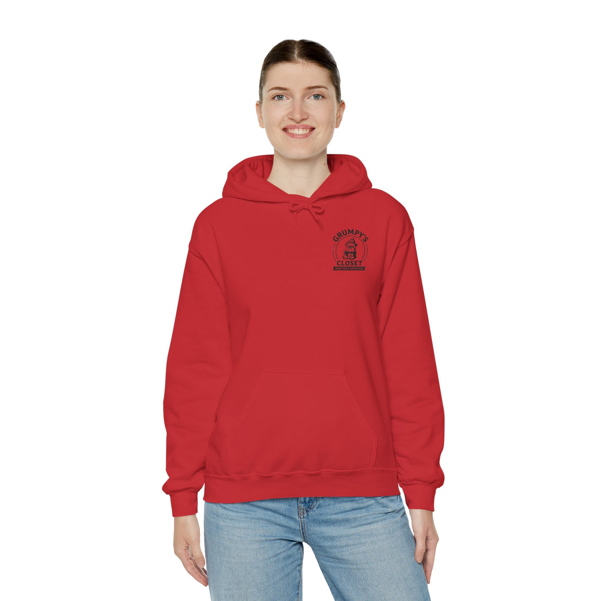Grumpy's Closet Logo Hoodie | Unisex Graphic Pullover
