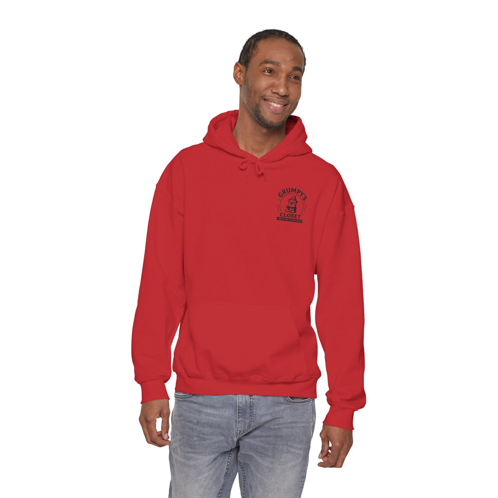 Grumpy's Closet Logo Hoodie | Unisex Graphic Pullover