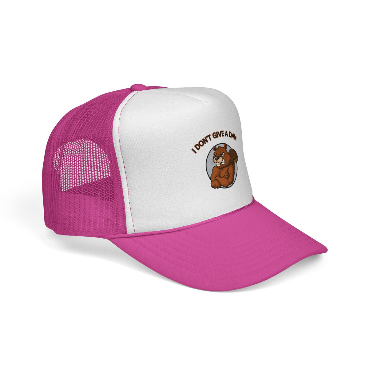 I Don’t Give a Dam Beaver Trucker Cap | Funny Animal Hat