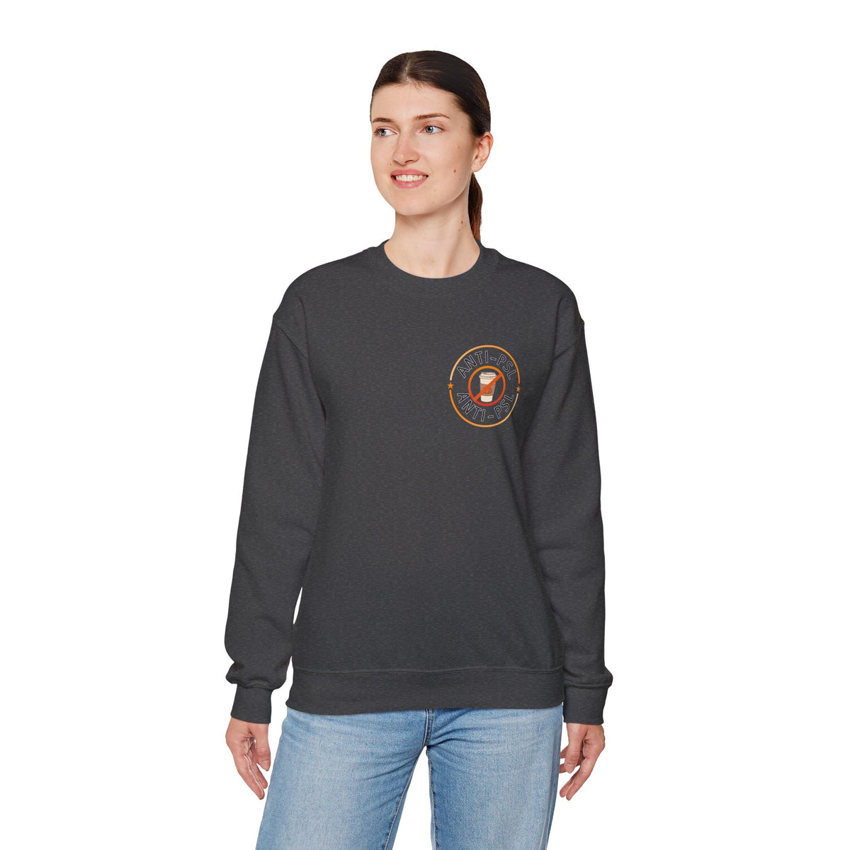 Anti Pumpkin Spice Club Crewneck | Marked Safe Fall Sweatshirt