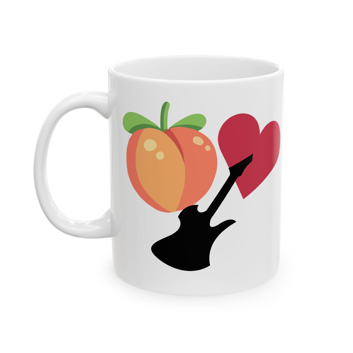 Peach Love Rock & Roll Mug | 11 oz & 15 oz