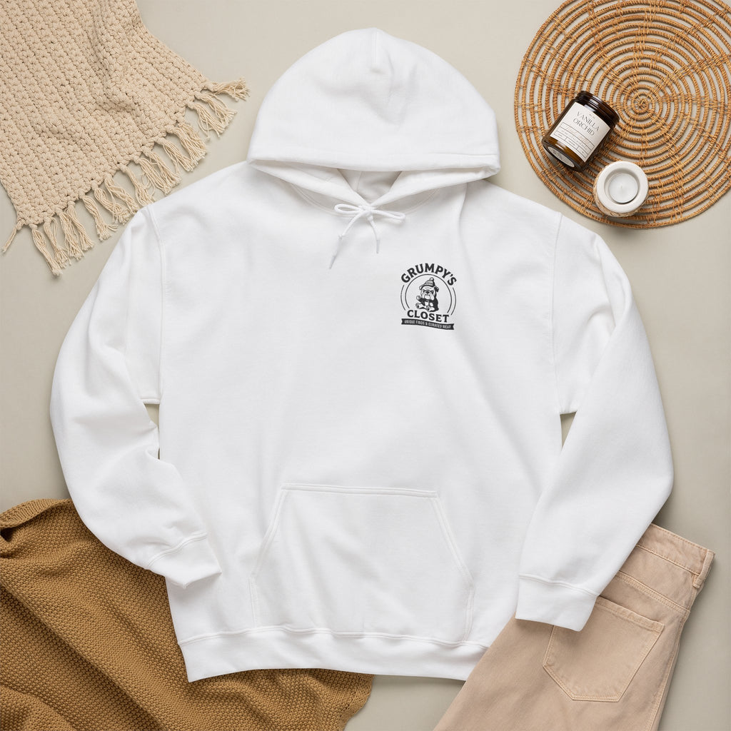 Grumpy's Closet Logo Hoodie | Unisex Graphic Pullover