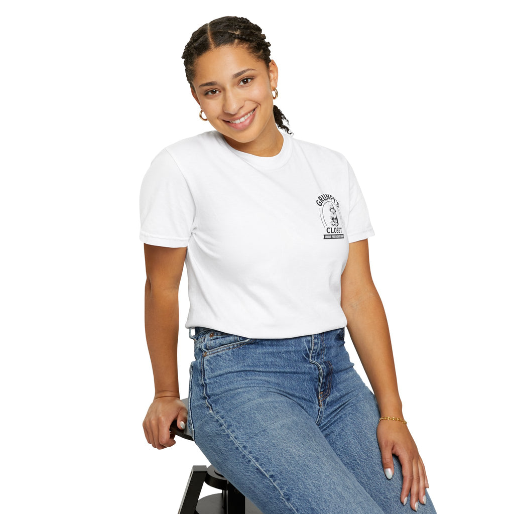 Grumpy’s Closet Bulldog Logo T-Shirt | Garment-Dyed Graphic Tee