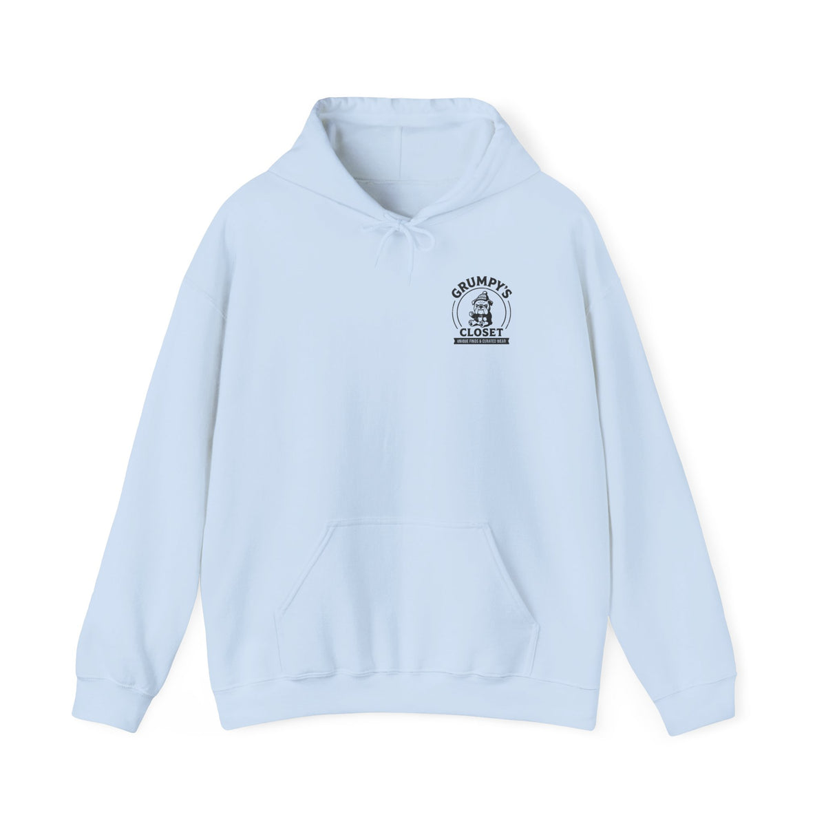 Grumpy's Closet Logo Hoodie | Unisex Graphic Pullover