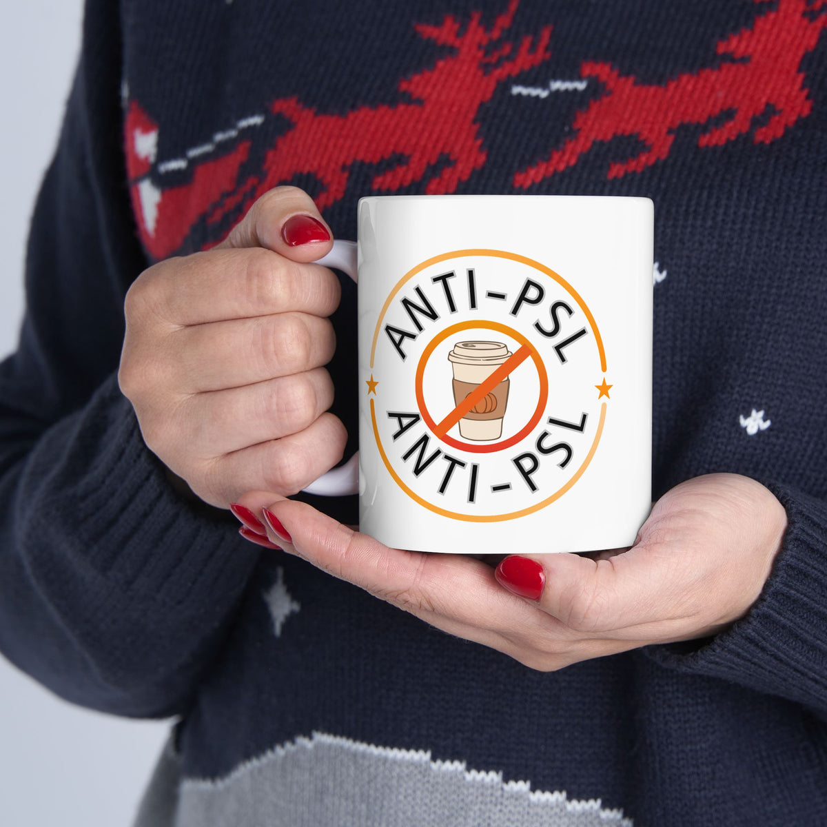Anti Pumpkin Spice Mug | Classic Logo, Both Sides