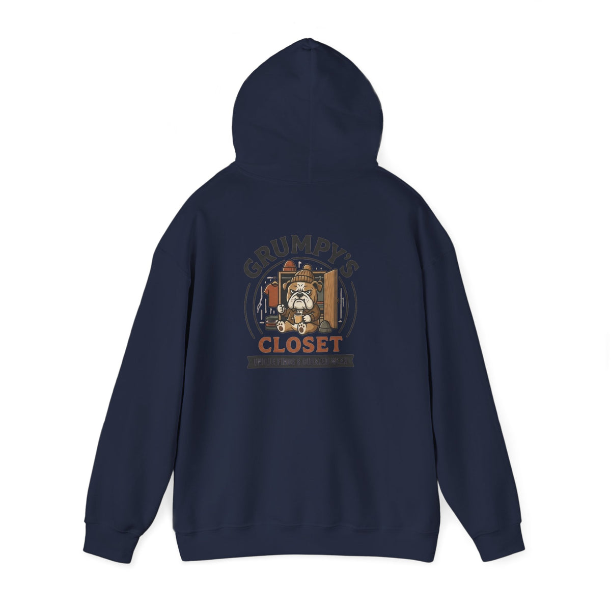 Grumpy's Closet Logo Hoodie | Unisex Graphic Pullover