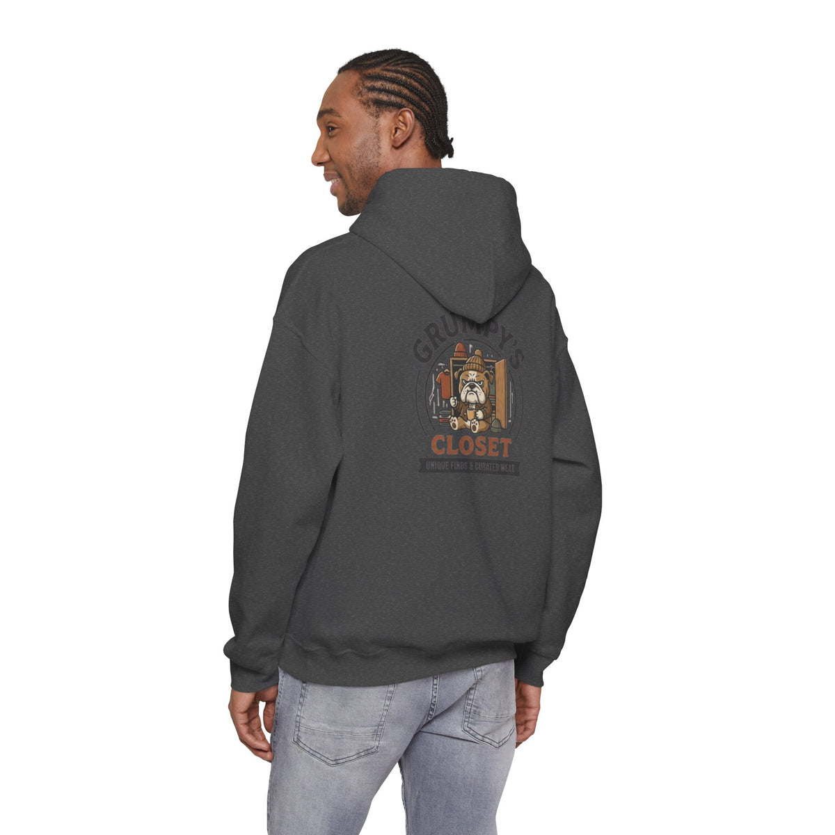Grumpy's Closet Logo Hoodie | Unisex Graphic Pullover