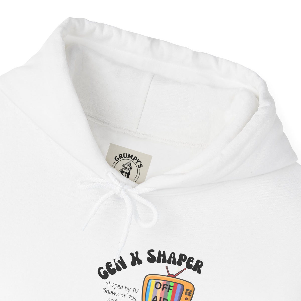 Gen X 70s & 80s TV Shows Bingo Hoodie | Retro Nostalgia Sweatshirt