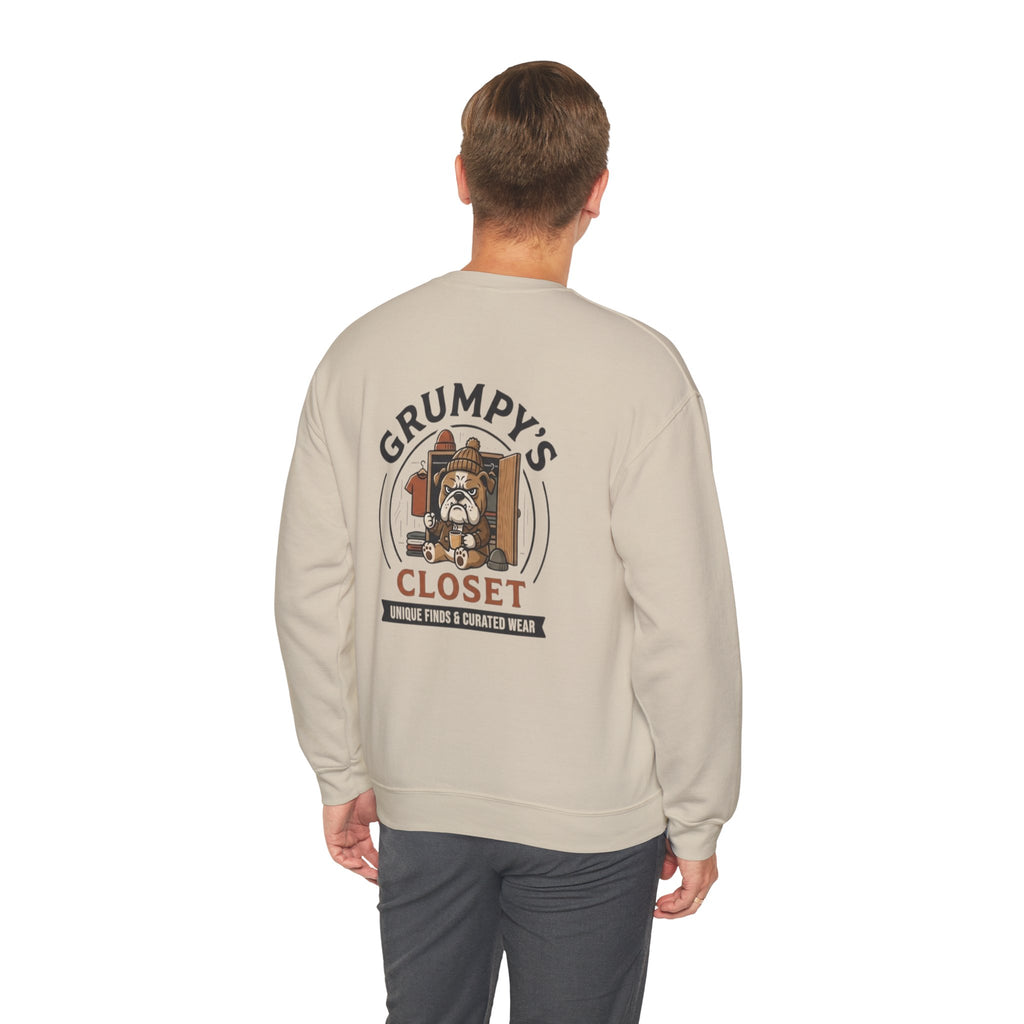 Grumpy’s Closet Crewneck Sweatshirt | Cozy Logo Pullover