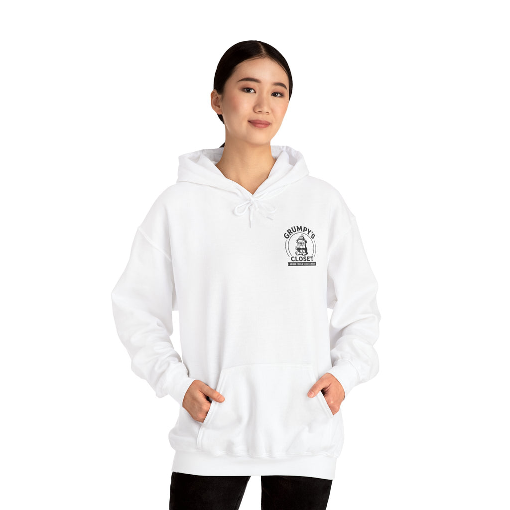 Grumpy's Closet Logo Hoodie | Unisex Graphic Pullover