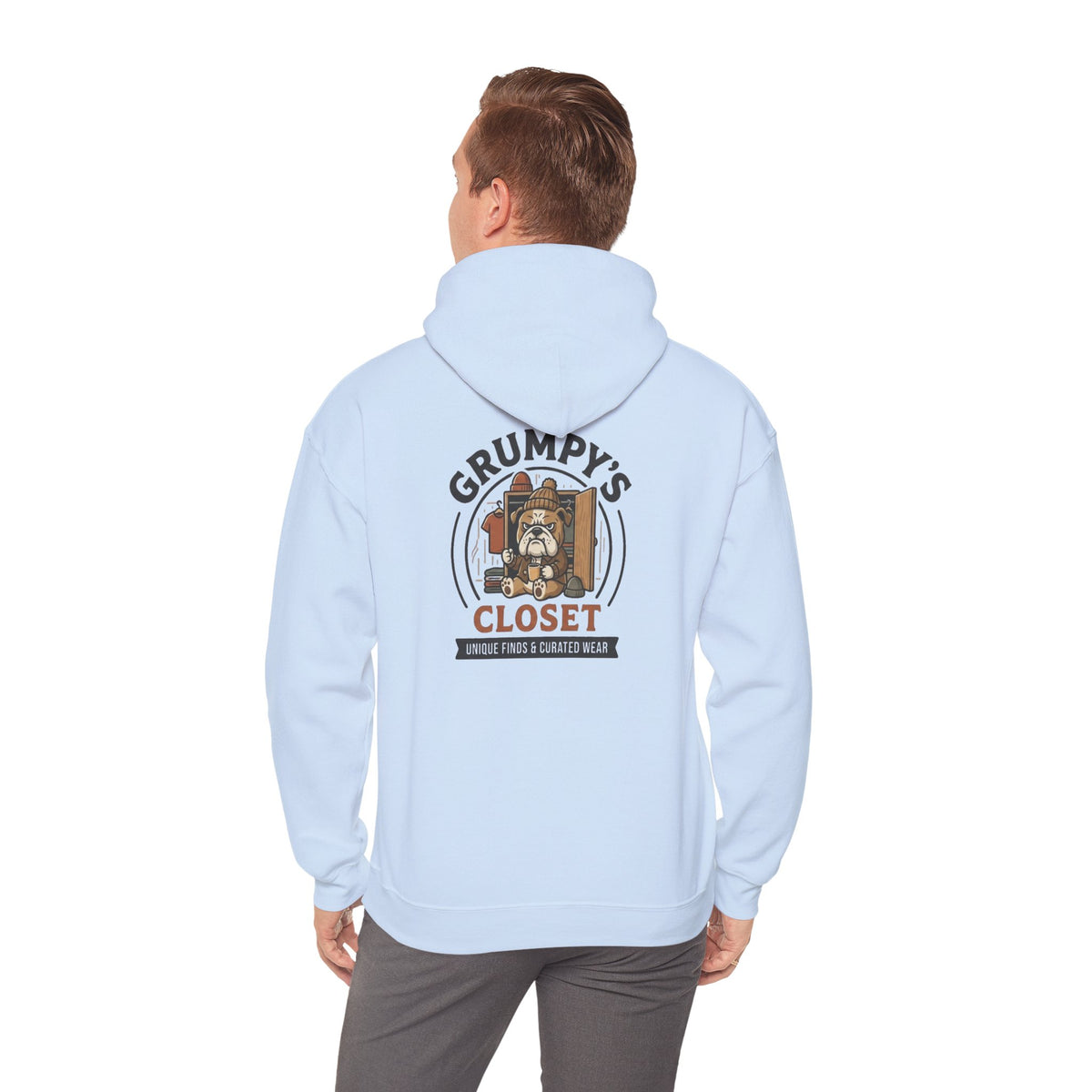 Grumpy's Closet Logo Hoodie | Unisex Graphic Pullover