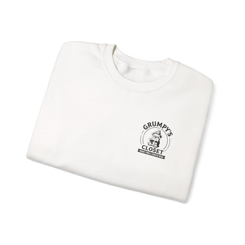 Grumpy’s Closet Crewneck Sweatshirt | Cozy Logo Pullover