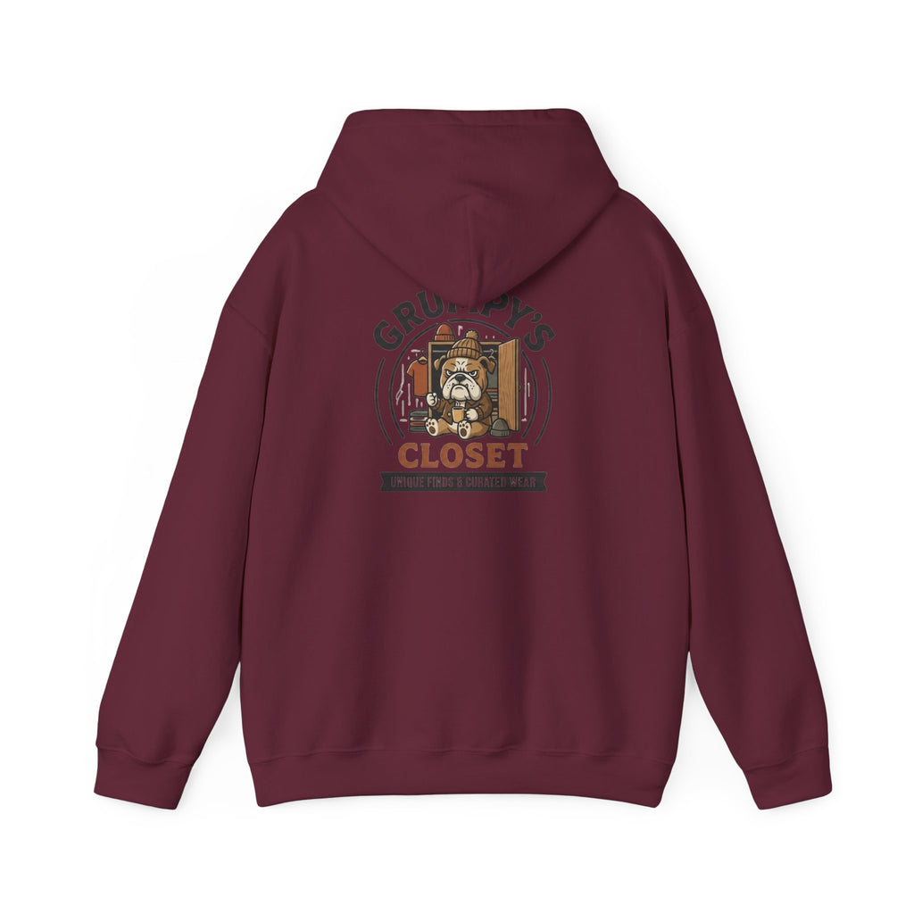Grumpy's Closet Logo Hoodie | Unisex Graphic Pullover