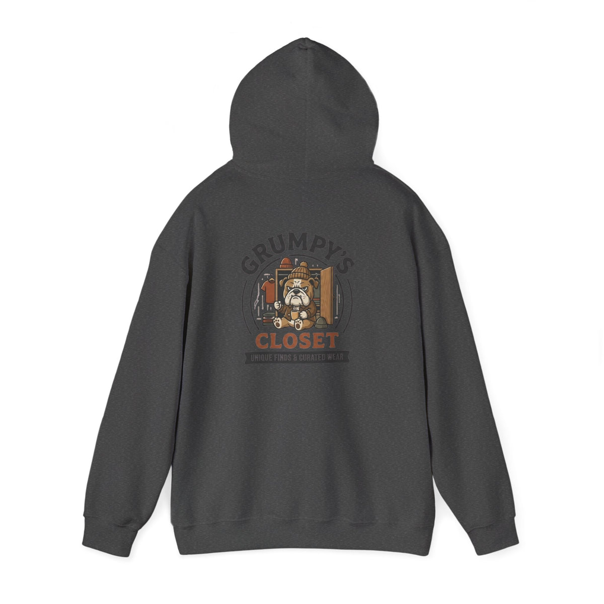 Grumpy's Closet Logo Hoodie | Unisex Graphic Pullover