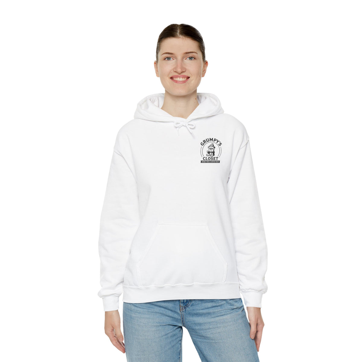 Grumpy's Closet Logo Hoodie | Unisex Graphic Pullover