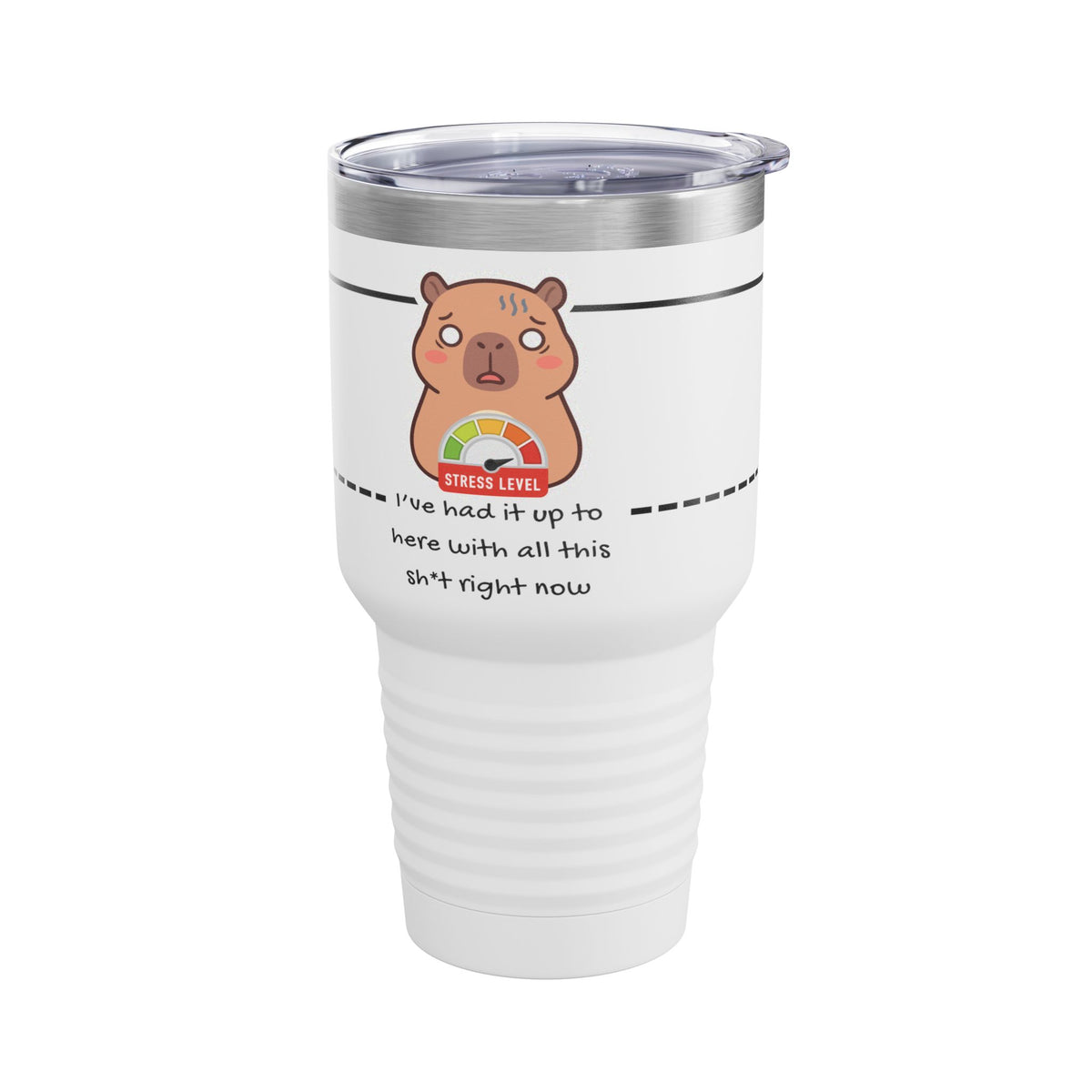 I’ve Had It Up to Here Capybara Tumbler | 30 oz