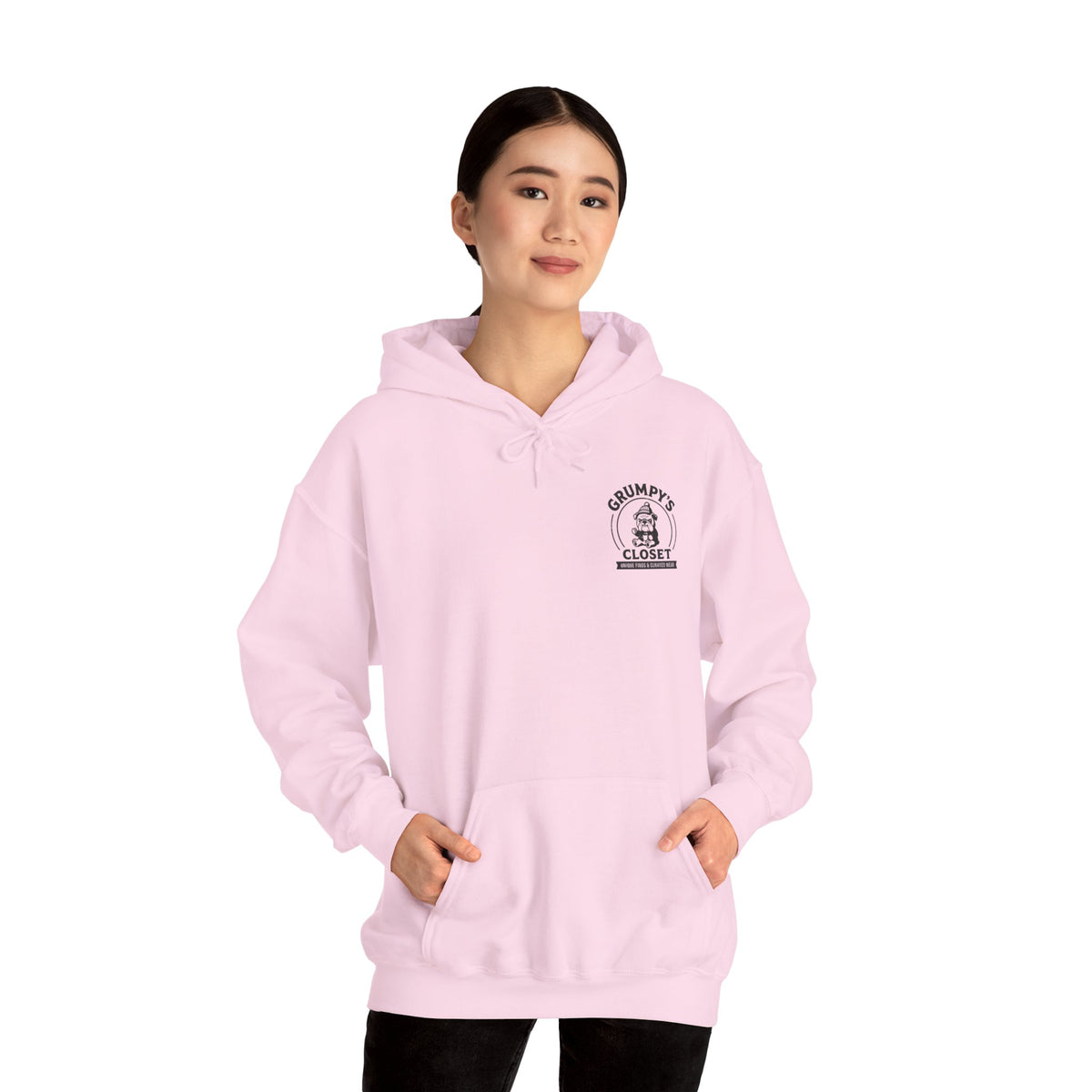 Grumpy's Closet Logo Hoodie | Unisex Graphic Pullover